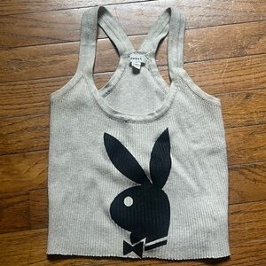 Vintage cropped playboy top